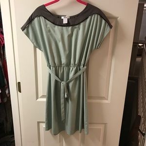 Espey Green and Gray Dress